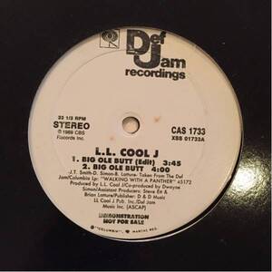 BIG OLE BUTT/ LL COOL J レコード RAP