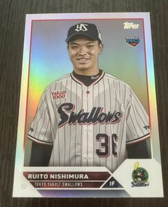 同梱可能☆Topps☆東京ヤクルトスワローズ 西村 瑠伊斗内野手カード