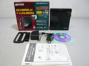 ☆BUFFALO 無線LAN WZR-HP-G300NH/SU 無線子機！60サイズ発送