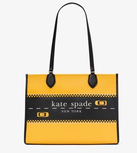 秋冬最新作　【直営モデル】　Kate Spade Manhattan Taxi Large Market Tote バック　KI431　ロサンゼルスから最新本物をお届け！