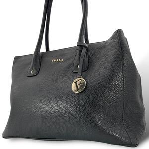 FURLA フルラ ハンドバッグ リンダ トートバッグ ブラック A4キッチリ