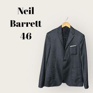 Neil Barrett ニールバレット ジャケット　46　グレーウール メンズ