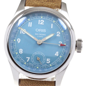 オリス ORIS 7786.40 ビッグクラウン タイマー デイト 手巻き メンズ 極美品 箱・保証書付き_817088