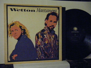 ▲LP ジョン・ウェットン フィル・マンザネラ / JOHN WETTON PHIL MANZANERA 輸入盤 GEFFEN GHS-24147 KING CRIMSON ROXY MUSIC◇r40417