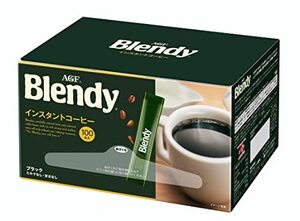 AGF ブレンディ スティック 100本 【 スティックコーヒー 】【 水に溶けるコーヒー 】【 インスタントコーヒー 】