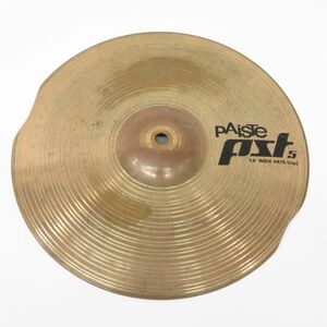 095 Paiste パイステ Pst5 ROCK HATS [top] ハイハット シンバル トップ 14" カット加工あり 本体のみ ※現状品