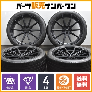 【レクサス 20系 RXサイズ】VOSSEN HF-3 22in 9.5J +30 PCD114.3 ミシュラン PREMIER LTX 265/40R22 4本セット 美品 ヴォッセ ヴォッセン