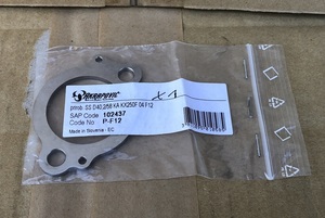 未使用 未開封 04 KX250F 用? アクラポビッチ AKRAPOVIC リペアフランジ P-F12 CYLINDER HEAD FLANGES