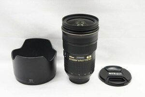 【適格請求書発行】ジャンク品 Nikon ニコン AF-S NIKKOR 24-70mm F2.8G ED フルサイズ ズームレンズ フード付【アルプスカメラ】240927e