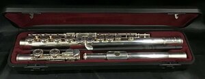 管理番号=b2666871【中古】YAMAHA FLUTE F100 SⅡ JUNK ヤマハ フルート ジャンク 現状渡し