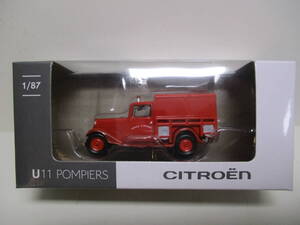 ★超レア　稀少★CITROEN★シトロエン　Ｃ１１　Pompiers　1935★ポンプ車 オリジンミニカー★ NOREVノレブ社製★1/87★新品・未使用品★