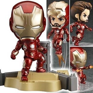 中古フィギュア ねんどろいど アイアンマン マーク45 ヒーローズ・エディション 「アベンジャーズ/エイジ・オブ・ウル