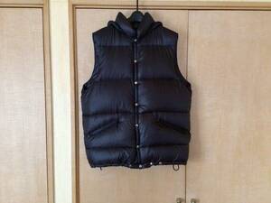 MAATEE&SONS DOWN VEST BLACK サイズ3