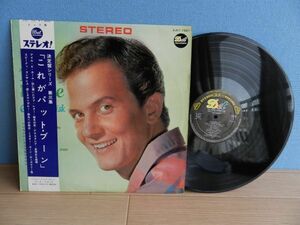 ◆ LP【 Japan】パット・ブーン PAT BOONE//GOLDEN DISK「これがパット・ブーン」帯付☆SJET-7567