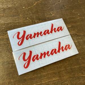 YAMAHA ヤマハ　ピンストライプ風 切り文字ステッカー　2枚セット　XJR XJR400 XJR1200 XJR1300 VMAX MT-09 MT-10