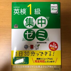 【CD付】 DAILY30日間 英検1級集中ゼミ 新試験対応版 (旺文社英検書)