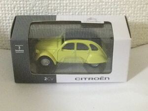 ノレブ　NOREV シトロエン　CITROEN 2CV 1/64 ミニカー　黄色