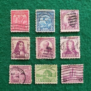 アメリカ合衆国切手 UNITED STATES POSTAGE ★9枚 外国切手/古い切手