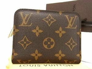 ■新品■未使用■ LOUIS VUITTON ルイヴィトン M66703 モノグラム ポルトモネ アンソリット 二つ折り コインケース ブラウン系 AL3334