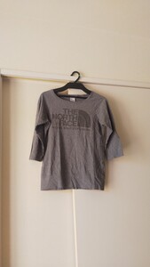 THE NORTH FACE☆ノースフェイス☆3/4 RECYCLE LOGO TEE Women’s☆定価5280円☆M？☆グレー系