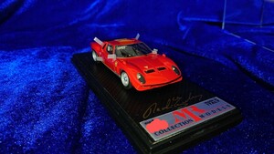 1/43 MR Collection OC14 LAMBORGHINI Miura Jota RossoScuderia Raccoon 開閉 ランボルギーニ ミウラ イオタ 1/18 BBR MAKE UP EIDOLON