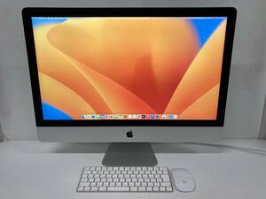 Apple iMac 2017 / A1419 / Core i5 3.4GHz / 32GB / 1TB / 27インチ シルバー、附属品あり
