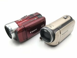 ♪▲【Canon Panasonic キャノン パナソニック】デジタルビデオカメラ 2010/2011年製 iVIS HF M31/HDC-TM45 まとめ売り 0531 8