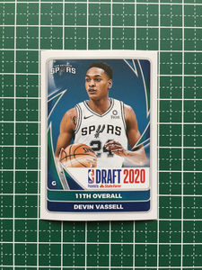 ★PANINI 2020-21 NBA STICKER & CARD COLLECTION #95 DEVIN VASSELL［SAN ANTONIO SPURS］「2020 NBA DRAFT」ルーキー★