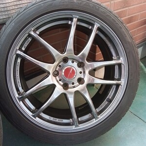 ホンダ シビック タイプR タイヤホイールセット４本。245/40R18 8.5J+47 PCD120