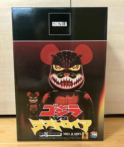 BE@RBRICK ゴジラVSデストロイヤー メルトダウン：クリアオレンジ 100％＆400％ ベアブリック Godzilla MEDICOM TOY メディコムトイ