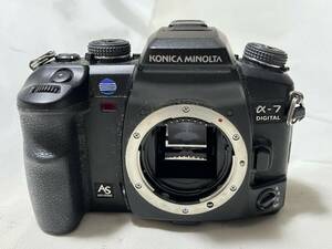 ★実用品★コニカミノルタ KONICA MINOLTA α-7 DIGITAL ボディ ★シャッター、フラッシュOK★ #6203