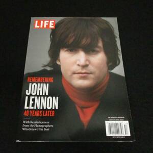 A1919★希少 米国 ライフ誌 特別号 没後40年追憶 ジョン・レノン 写真集 ビートルズ オノヨーコ LIFE magazine 洋書 英語 アメリカ 本 雑誌