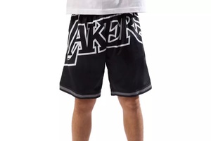 新品ミッチェルアンドネスMITCHELL&NESS MN Big Face 3.0 Fashion Short★ショートパンツバスパンショーツL★N2374