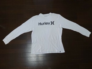 ★ Hurley 長袖 Tシャツ 白 L サイズ ハーレー ロングスリーブ★