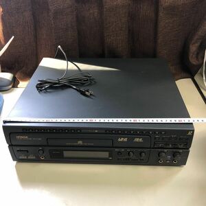 HITACHI 日立　レーザーディスクプレーヤー　VIP-KY50G CD CDV LD PLAYER 通電確認済み　動作未確認　W-0613-14