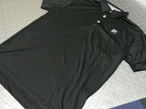 SFI42★春夏★FILA GOLF★フィラゴルフ★吸汗速乾 / UVカットポロシャツ★L/BK