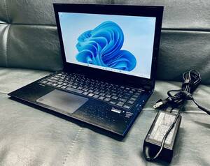 R7656B【USED】FUJITSU UH55/M FMVU55MLY 13.3型タッチパネル/Core i5/メモリ4GB/HDD320GB/Win11 Pro/office/WebCamera/アルマイトブラック