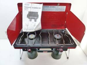 N8068a Coleman/コールマン POWERHOUSE LP-2BURNER STOVEⅡ 200021950 ツーバーナーコンロ