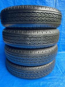 145/80r12 80/78N LT BRIDGESTONE K370 4本セット　夏タイヤ バリ山 軽　軽トラ　送料込み　新潟発