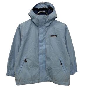 patagonia ナイロンジャケット キッズ XS ライトブルー マウンテンパーカー ブルゾン フルジップ 古着卸 アメリカ仕入 a611-5391