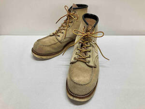 RED WING レッドウィング Irish Setter 8173 6” Moc-toe レースアップブーツ メンズ 約24.5cm ベージュ USA製