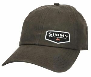 Simms シムス キャップ 帽子 絶版 新品 Oil Cloth Cap 新品 釣り フィッシング hat 茶色 coffee フリーサイズ シムズ 