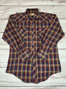 RANCHER　チェック ウエスタンシャツ USED　Western Shirts USA直輸入『Made in USA』