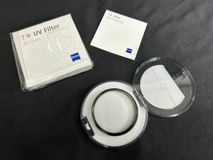 【O62-57】ZEISS T＊ UV Filter パイ72mm 未使用保管品