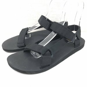 ●Teva テバ オリジナルユニバーサルアーバン ストラップ スポーツサンダル 27cm 黒 ブラック スポサン アウトドア プール 海 ビーチ