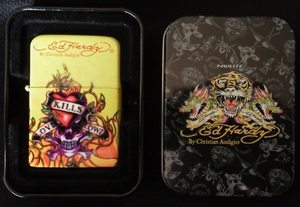 Ed Hardy エド ハーディー ターボ ガスライター Z-plus/ZIPPO ｙ