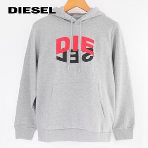 M/新品 DIESEL ディーゼル プルオーバー パーカー スウェット GIRKHOODN1-912 メンズ レディース ブランド 灰