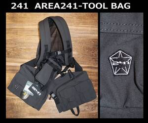 送料無料 即決【未使用】 241 トゥーフォーワン ★ AREA241-TOOL BAG (FREE) ★ MB9292 税込定価2万2000円 ツールバッグ ベスト