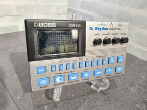 【ジャンク品】管1D191 BOSS Dr.Rhythm GRAPHIC DR-110 ドクターリズム リズムマシン　通電しませんでした