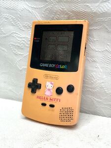 GAME BOY COLOR HELLO KITTY CGB-001 Nintendo ゲームボーイカラー サンリオ キャラクター ハローキティ ソフト まとめ ゲーム機 通電 1円~